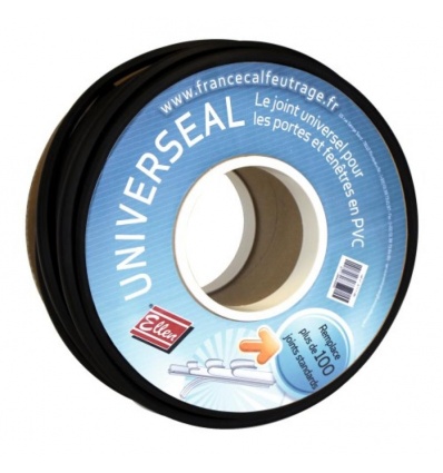 Joint universeal plus pelable pour menuiserie PVC en longueur de 6 m