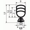 Joint universeal plus pelable pour menuiserie PVC en longueur de 6 m