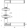 Ensemble sur rosaces Vachette série CODE HANDLE