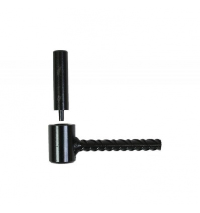 Gond pour parpaing acier noir axe de Ø 12 mm tige fer à béton de Ø 10 x 130 mm sceau de 60 pièces