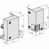 Gâche électrique en applique droite pour serrures Ensemble 15