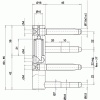 Demi fiche Exacta en Ø 20 mm acier zingué femelle boîte de 25 pièces