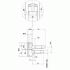 Fiches femelles menuiserie bois - à nœuds plats courts 030 Ø 13 mm anti-dégondage - boîte de 50