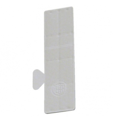 Cale en plastique de vitrage de longueur 80 mm Largeur 22 mm épaisseur 1 mm