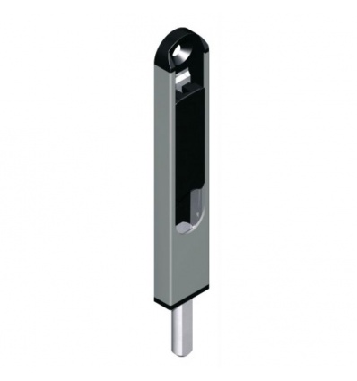 Verrou finition argent longueur 170 mm pour menuiserie aluminium types Dator 6840, 6850 et 6860