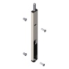 Verrou finition argent longueur 170 mm pour menuiserie aluminium types Dator 6840, 6850 et 6860