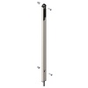 Verrou finition argent longueur 170 mm pour menuiserie aluminium types Dator 6840, 6850 et 6860