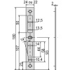 GACHE INOX CENTR.EP2 1102