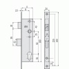 Serrure à larder 1 point pêne dormant et demi-tour à cylindre européen axe 21 mm - Entraxe 92mm