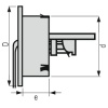 Grille de ventilation intérieures Ø 125 mm - à fermeture FATM pour tubes PVC et gaines