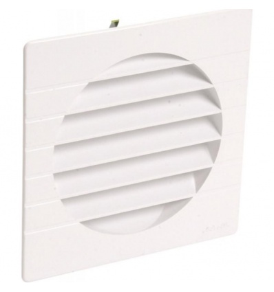 Grille de ventilation extérieures coloris blanc Ø 160 mm - spéciale façade - GETM pour tubes PVC et gaines