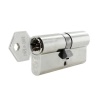 Cylindre laiton/inox pour environnement corrosif en 30 X 30 mm 3 clés