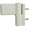 Paumelle pour porte PVC, type KTN6R dormant largeur 20 mm blanc RAL 9010