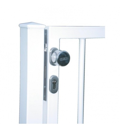 Serrure de portillon de piscine kit complet, gauche - KIDDYLOCK