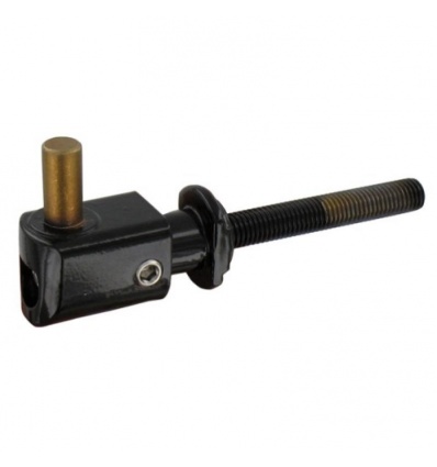 Gond de portail M12 orientable Ø 12 mm, à sceller, réglage 47-60 mm, coloris noir