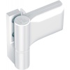 Paumelle pour porte PVC, type KT-SV Dormant largeur 15 mm recouvrement 15/20 blanc 9016