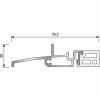 Seuil de portes-fenêtres à rupture en 56 mm, longueur 3 m, référence SP56RT