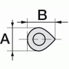 Paumelle à souder menuiserie métallique, réglable dans les 3 dimensions, type Soudaroc 180 mm