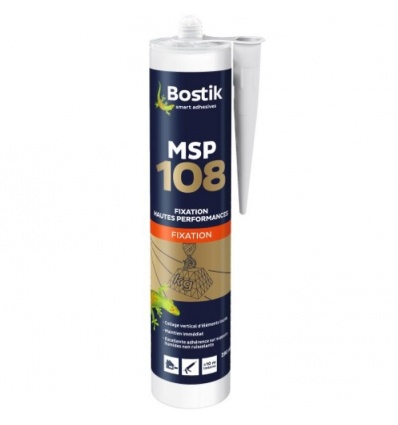 Mastic MS Polymère MSP 108 coloris blanc cartouche de 290 ml