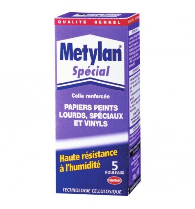 Colle papier-peint metylan, boite de 200 g