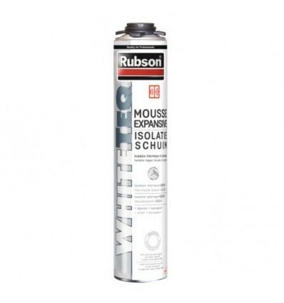 Mousse polyuréthane auto-expansive cartouche pistolable White Teq, coloris blanc acier, 750 ml