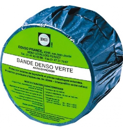 Bande Denso verte largeur 50 mm longueur 10 m