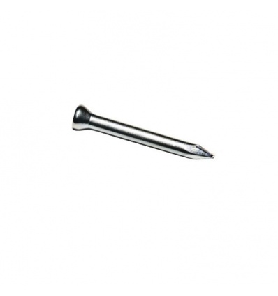 Pointes tête fraisée acier galvanisé, diamètre 2,5 mm, longueur 50 mm, boîte de 1 kg