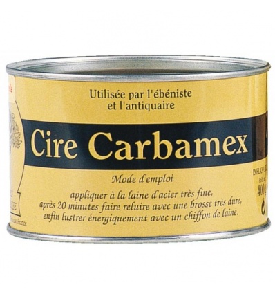 Cire pâte Carbamex finition antique blond pot de 400 g