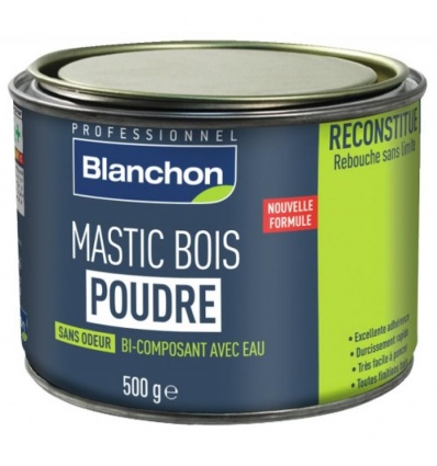 Mastic à bois Wood mastic bi-composant teinte bois clair 500 g