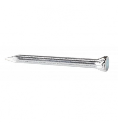 Pointes tête fraisée corps strié acier trempé zingué brillant, diamètre 3,5 mm, longueur 70 mm, boîte de 1 kg