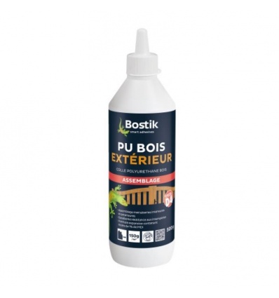 Colle polyuréthane bois extérieur biberon de 500 g