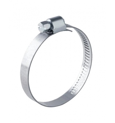 Colliers de serrage inox W4 bande ajourée 8 mm, diamètre de serrage minimum 10/maximum 16 mm, boîte de 10 pièces