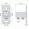 Support mural G2 BIS RapidStrut® pour rail de montage 41