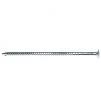 Pointes annelées tête bombée inox A4, diamètre 2,5 mm, longueur 60 mm, boîte de 250 pointes