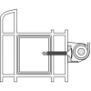 Vis profilés Pvc Renforcés tête fraisée PH Acier Chrom BLC Ent filetées Drillex Pvc, Ø 3,9 mm, L 32 mm, 1000 pi