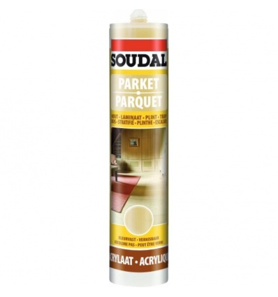 Mastics rebouchage acrylique parquet, coloris gris foncé, cartouche de 300 ml