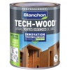 Lasure acrylique polyuréthane Tech-Wood, teinte chêne moyen, bidon de 1l