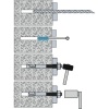 Goujons métalliques Rawlex R-XPT acier zingué 6x85 mm en boîte de 100