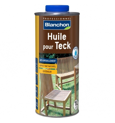 Huile en phase acqueuse pour bois exotiques, hydrofuge, aspect mat, bidon 2,5l