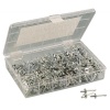 Rivets aveugles, corps en alliage d'aluminium tige en acier, assortiment en coffret