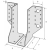 Sabots droits SDED 30x138x84mm pour section de bois entre 60 et 120mm acier galvanisé carton de 50 pièces