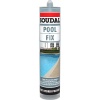 Mastic colle piscine polymère POOL FIX, coloris transparent carton de 6 cartouches de 290ml