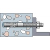 Goujons métalliques FBN II électrozingué Ø 20x247 mm en boîte de 10