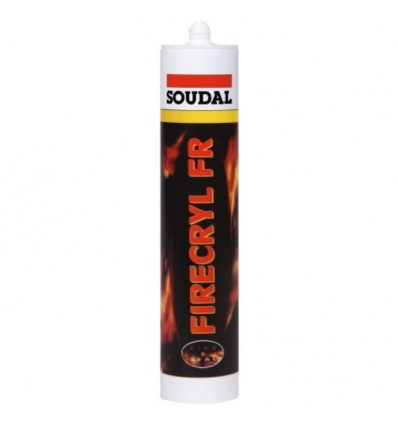 Mastic coupe-feu acrylique Firecryl gris cartouche de 310 ml