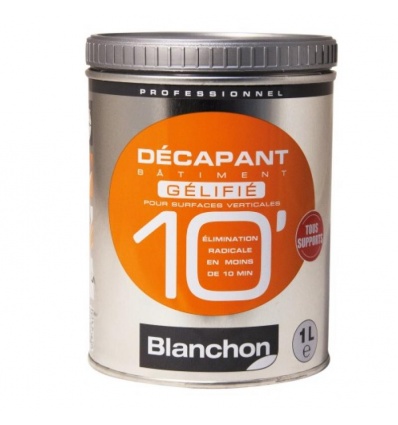 Décapant bâtiment 10 gélifié, bidon de 5 litres