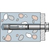 Chevilles d'ancrage à double expansion FH II, longueur 135 mm, en boîte de 25