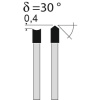 Lame de scies circulaires carbure gouge, diamètre 303 mm, 60 dents