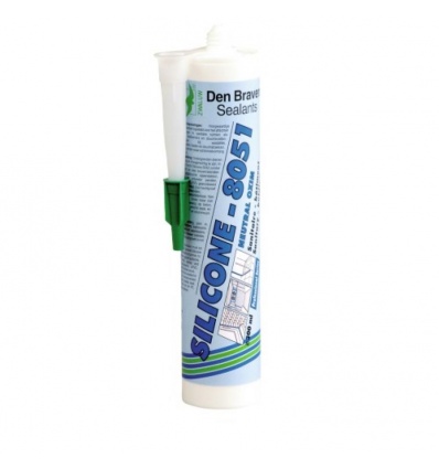 Mastics bâtiment sanitaire polyvalent silicone neutre 8051 coloris blanc cartouche de 300ml