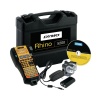 Kit mallette Rhino 5200, 2 rubans N/B 12mm et 19mm, 1 batterie rechargeable + adaptateur