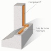 Joint adhésif Compriband TRS PC, largeur 15 mm, plage utilisation 4-11 mm, longueur 5,60 m